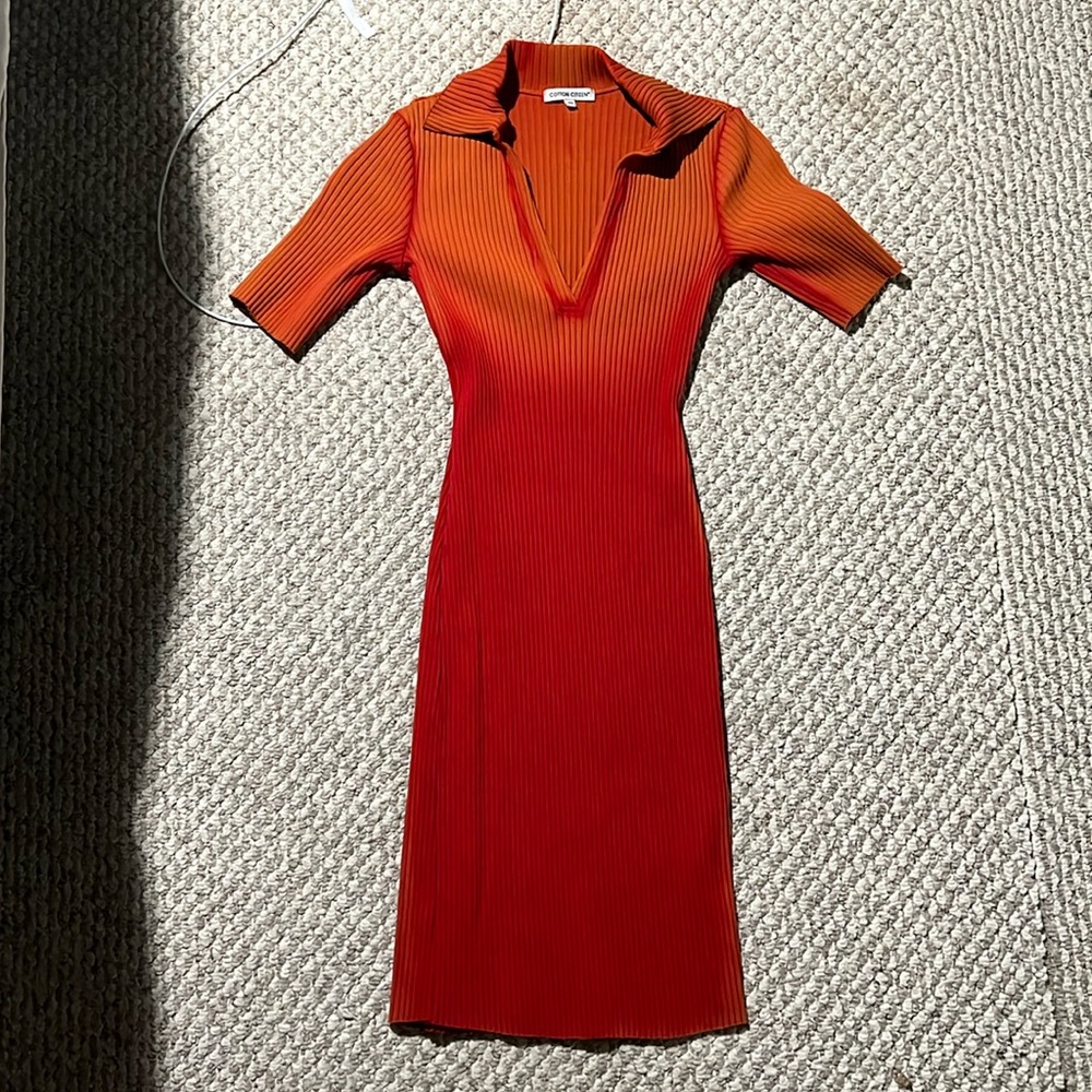 Cotton Citizen short sleeve fitted dress
